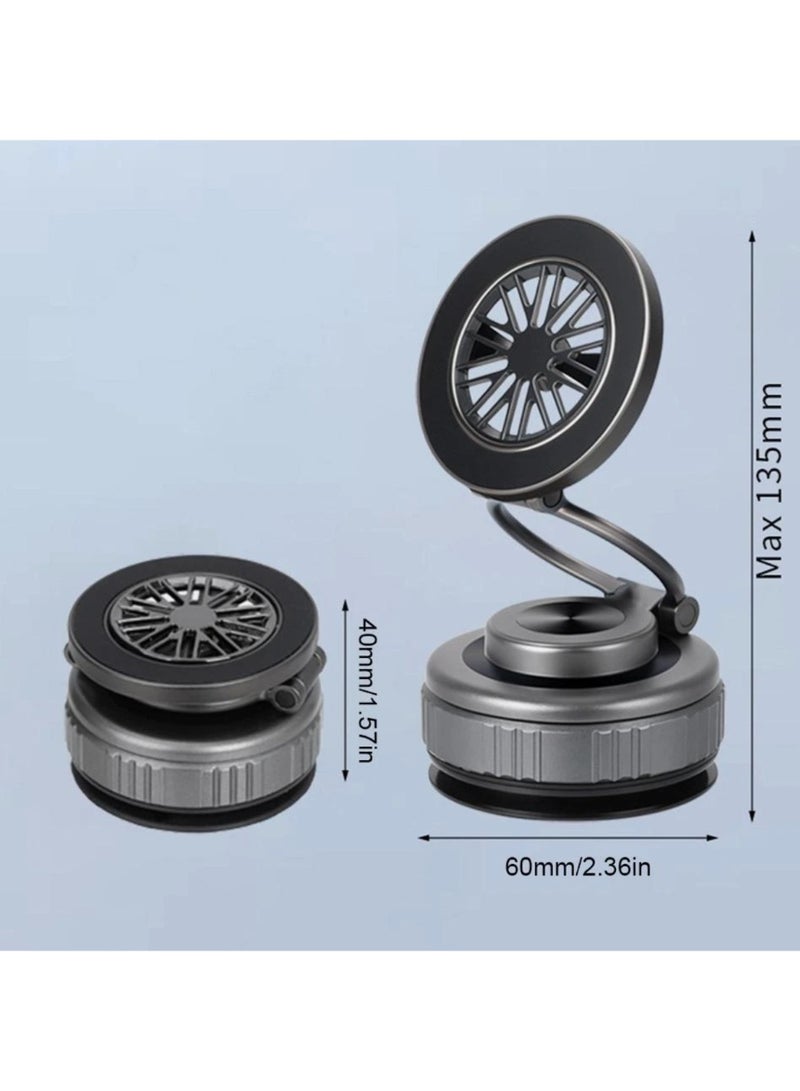 360° Adjustable Vacuum Suction Dashboard Windshield Magnetic Mobile Holder for Car/Mirror/Smooth Surface for All Phone - Image 2